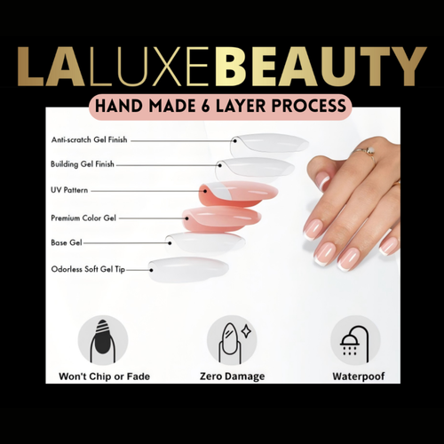 Black Cat Eye Short Square Nail Kit